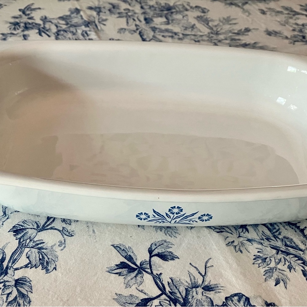 COPY - Corningware Blue Cornflower Roaster 13 x 9 x 2